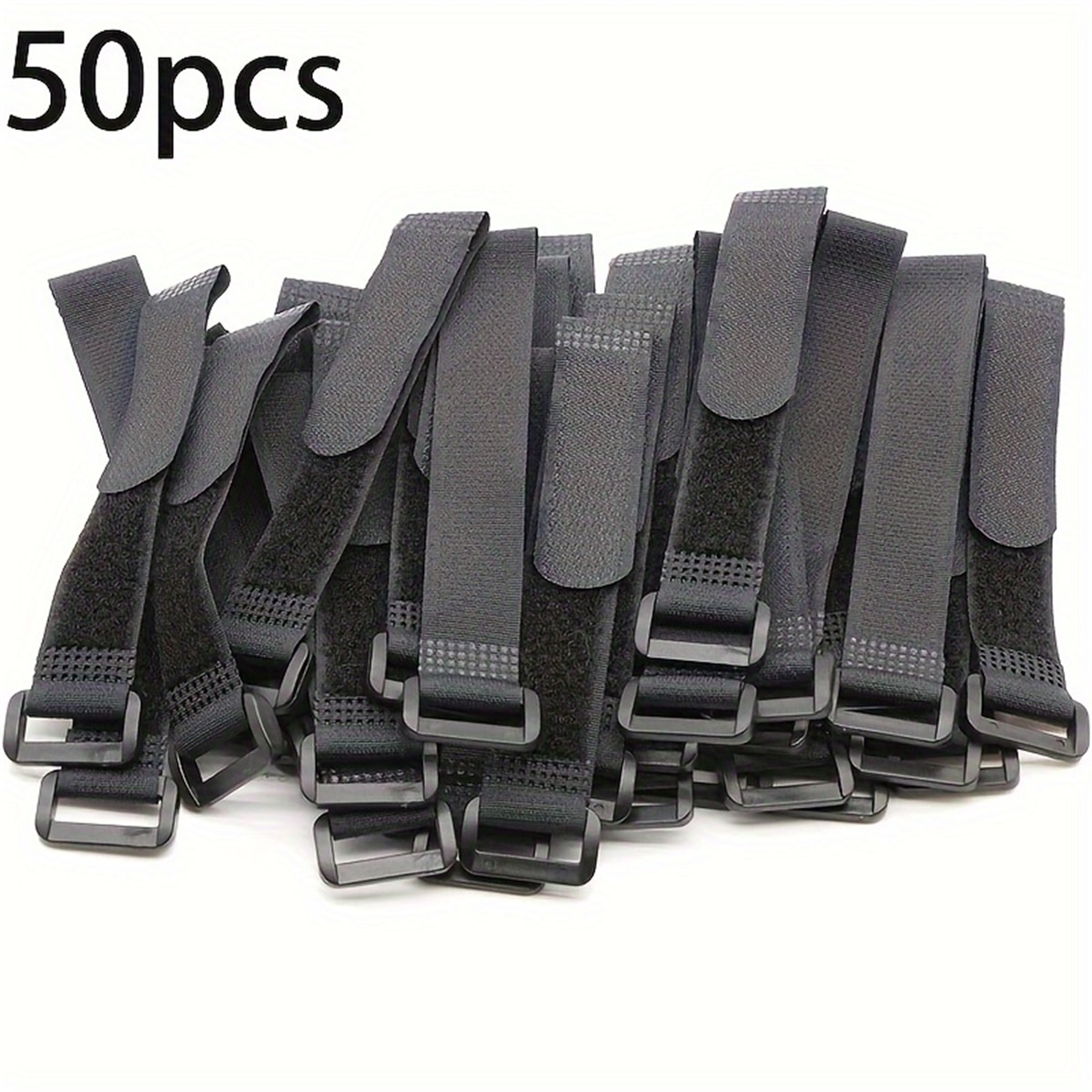 Gear Tie Reusable - 50 piezas de correas reutilizables para