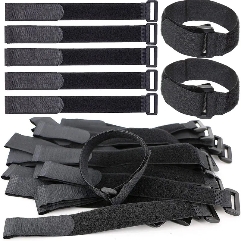 Gear Tie Reusable - 5/10 Uds. Correas reutilizables con gancho