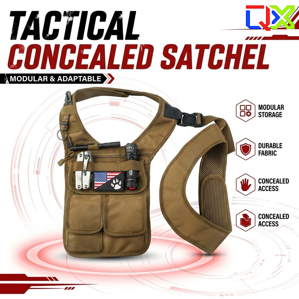 Bolso táctico oculto QX, bando - Edc Carry For Men reseña y precio