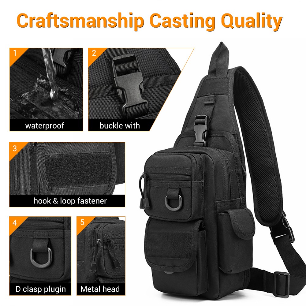 Bolsa Táctica para Pistola, Bo - Edc Concealed Carry Sling Bag reseña y precio