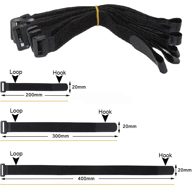 5/10 Uds. Correas de gancho y  - Gear Tie Reusable reseña y precio