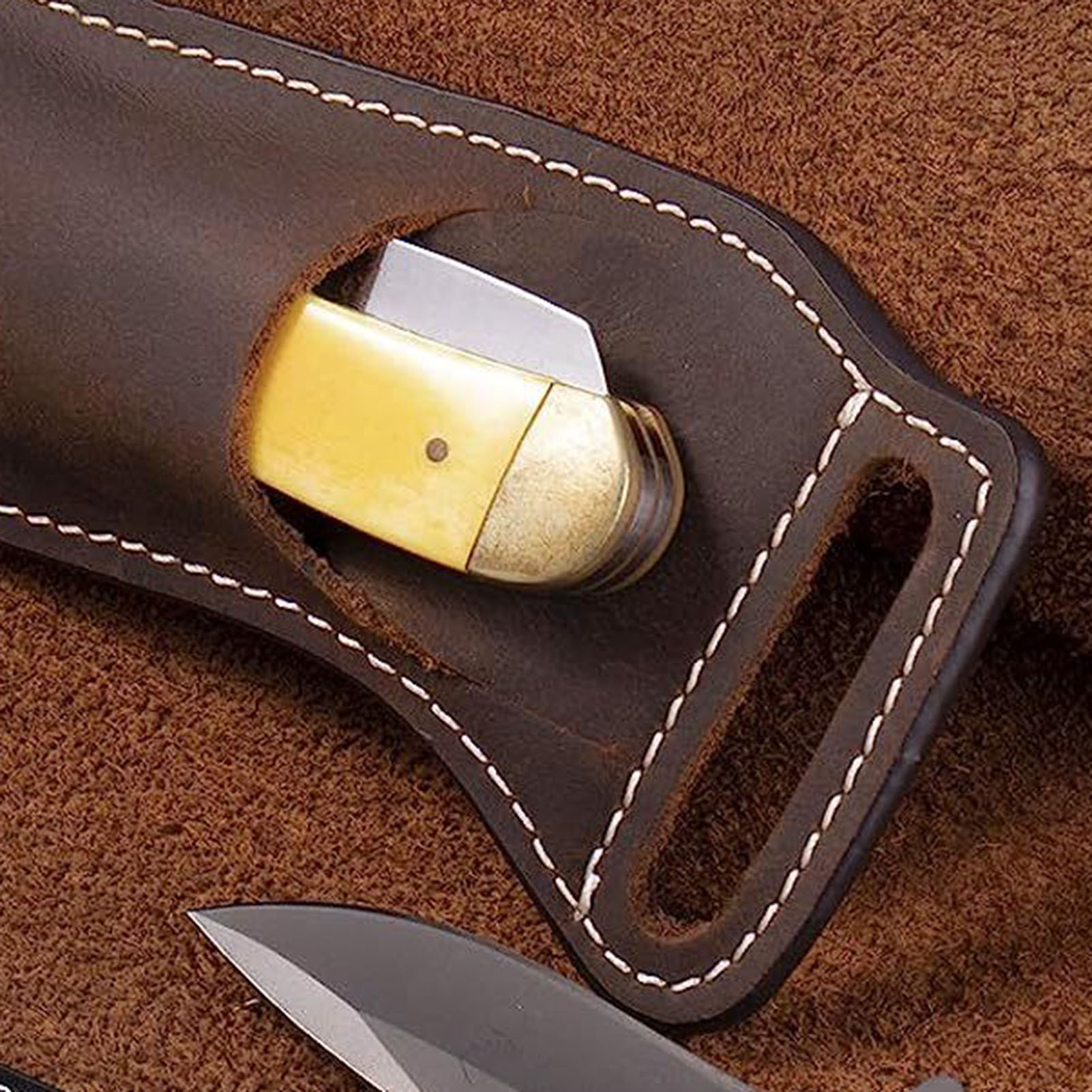 Bolsa de Cintura para Cuchillo - Edc Carry Belt Leather reseña y precio