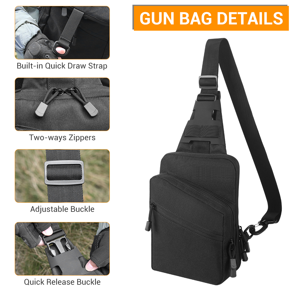 Bolsa de pistola de acceso ráp - Edc Carry Pistols reseña y precio