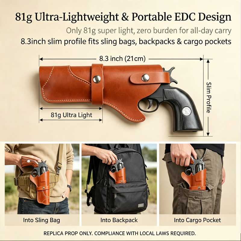 Funda de cuero vintage para re - Edc Carry Belt Leather reseña y precio