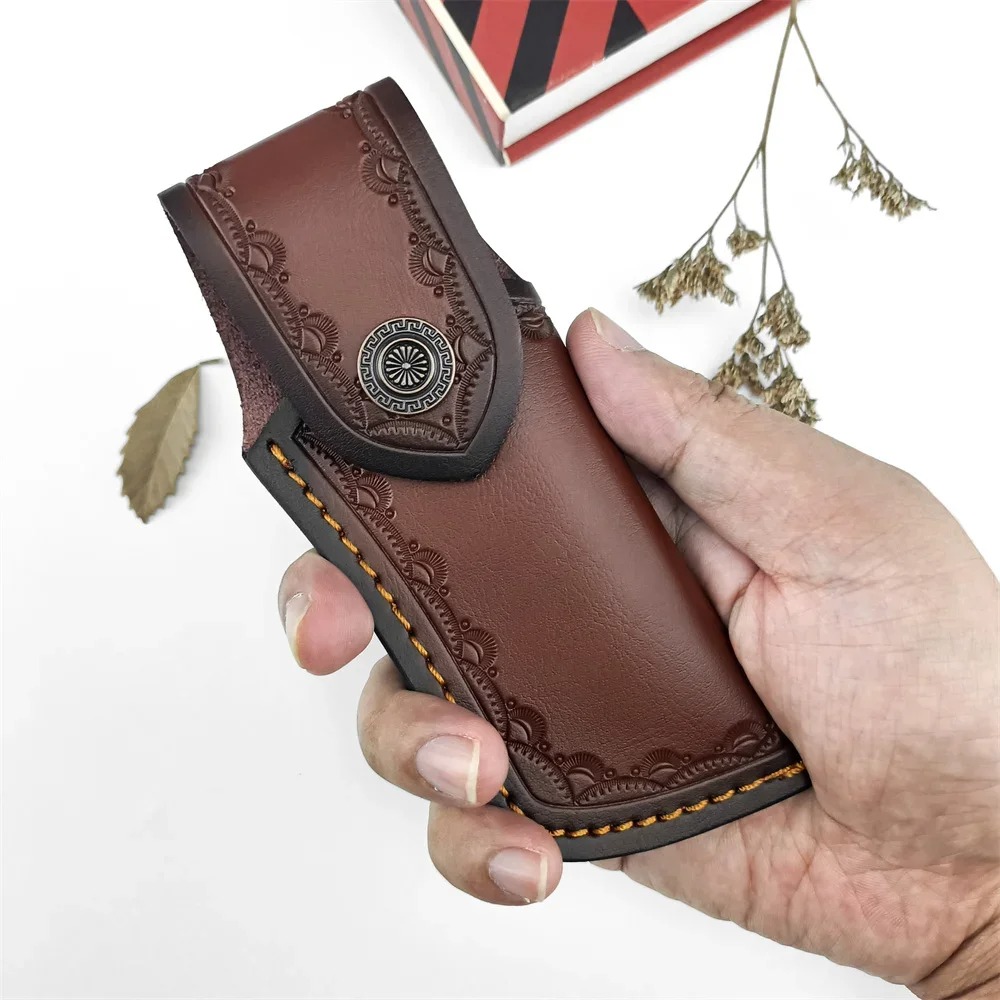Funda de cuero genuino de vaca - Edc Carry Belt Leather reseña y precio