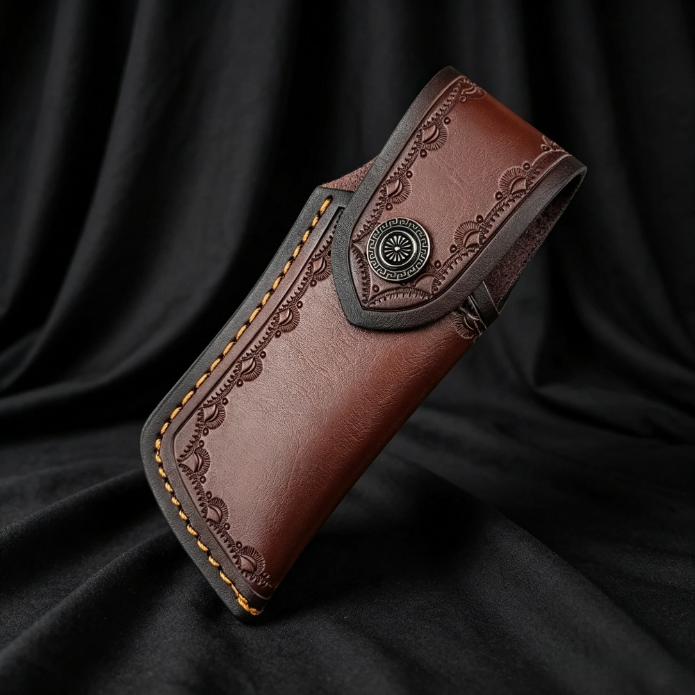 Funda de cuero genuino de vaca - Edc Carry Belt Leather reseña y precio