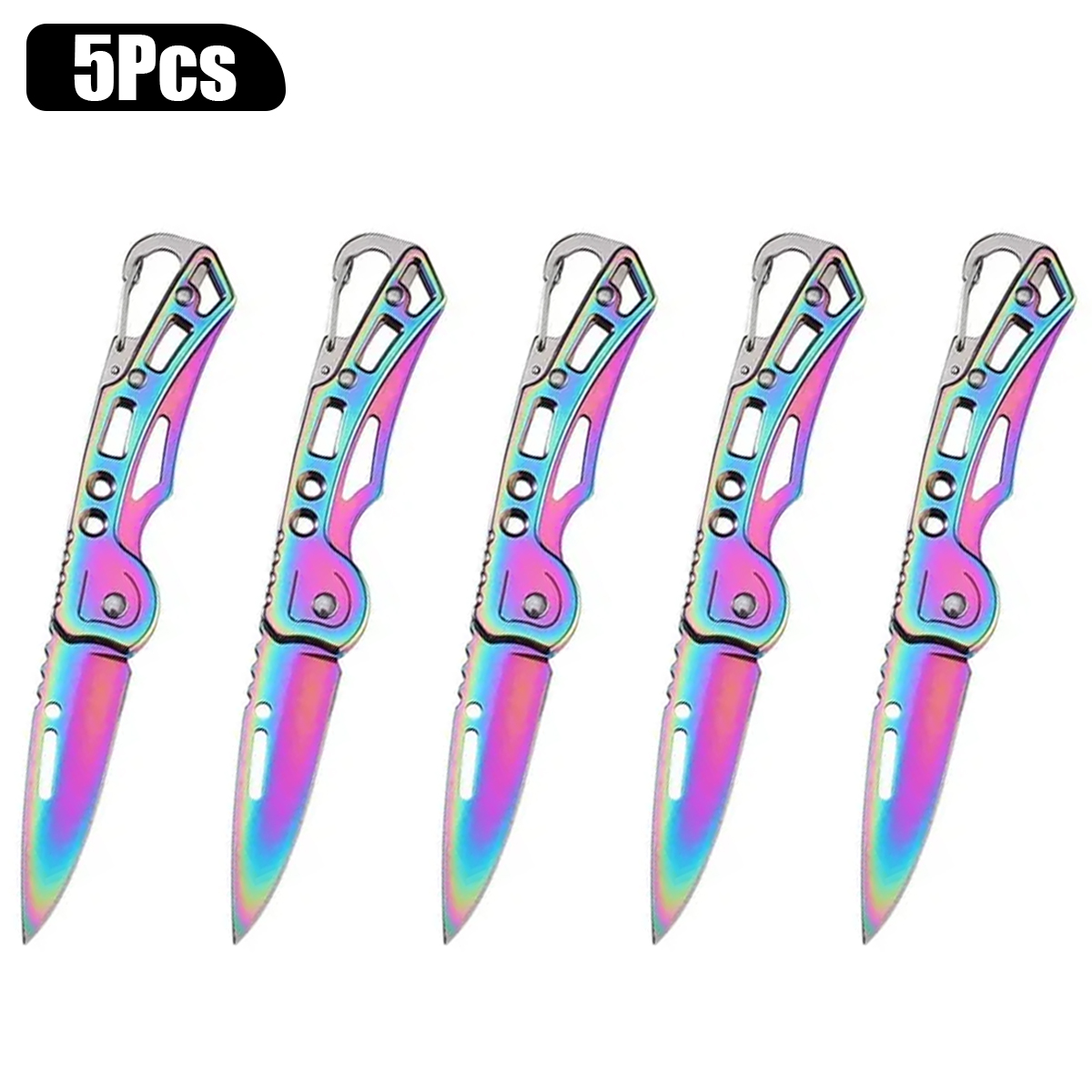 Juego de 5 cuchillos de bolsil - Everyday Carry (Edc) Knife reseña y precio