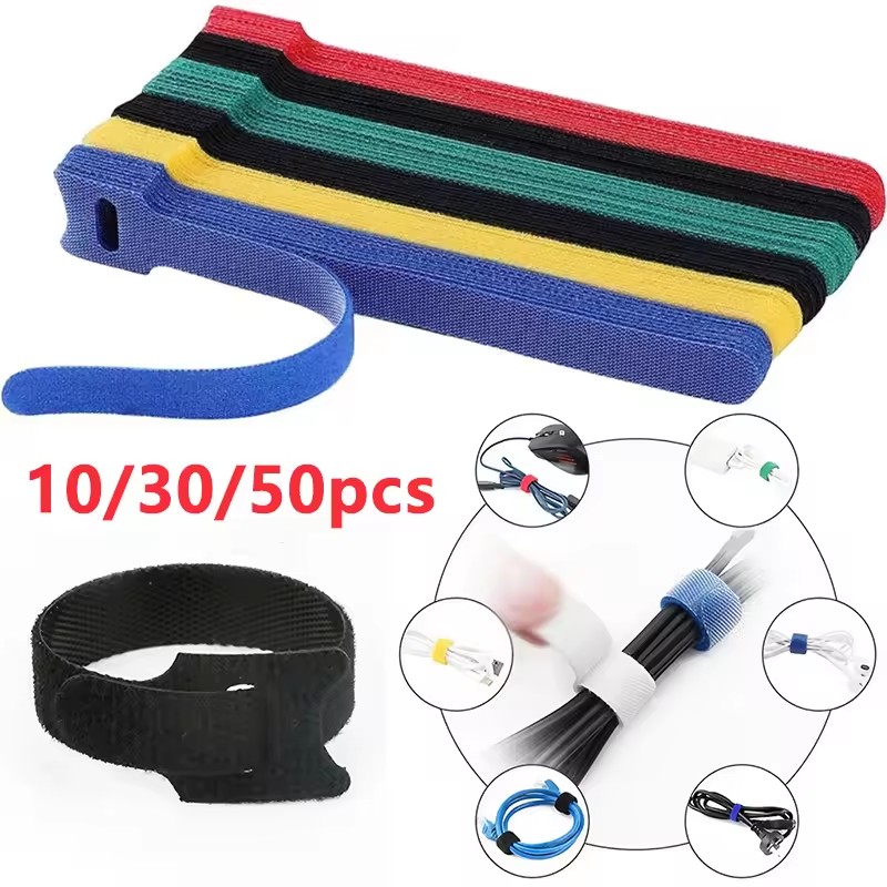10/30/50 Piezas de Cintas de A - Gear Tie Reusable reseña y precio