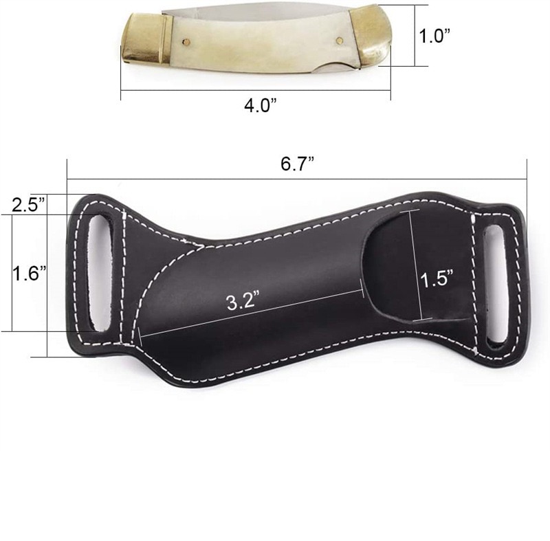 Funda/Bolsa de Cuero Genuino p - Edc Carry Belt Leather reseña y precio